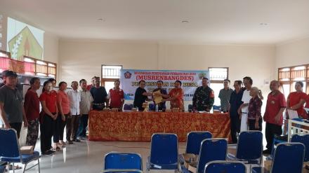MUSYAWARAH PERENCANAAN PEMBANGUNAN DESA PEMBAHASAN  DAN PENYEPAKATAN RANCANGAN RKP DESA TAHUN 2025
